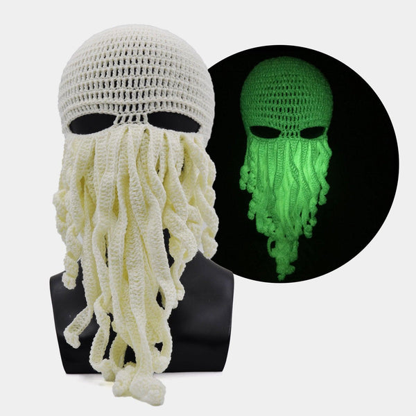 Glow in the dark octopus hat - fun halloween costume accessory