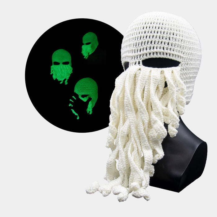 Glow octopus hat - side view detail