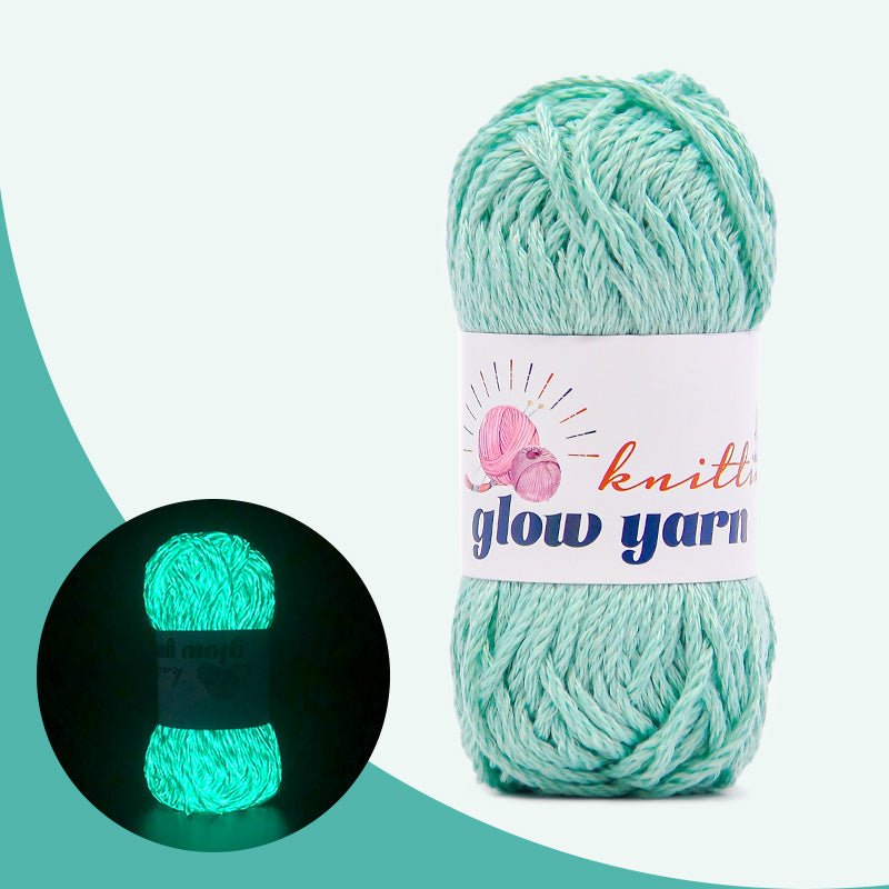 High Gloss Polyester Glow-in-the-Dark Yarn-1PC