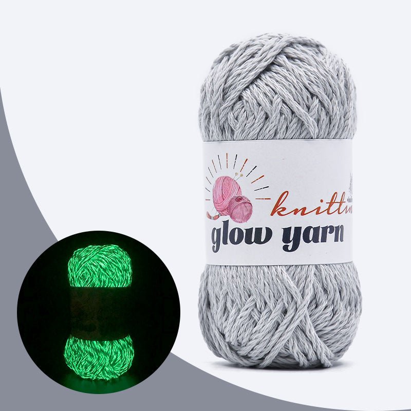 High Gloss Polyester Glow in the Dark Yarn（11 color)
