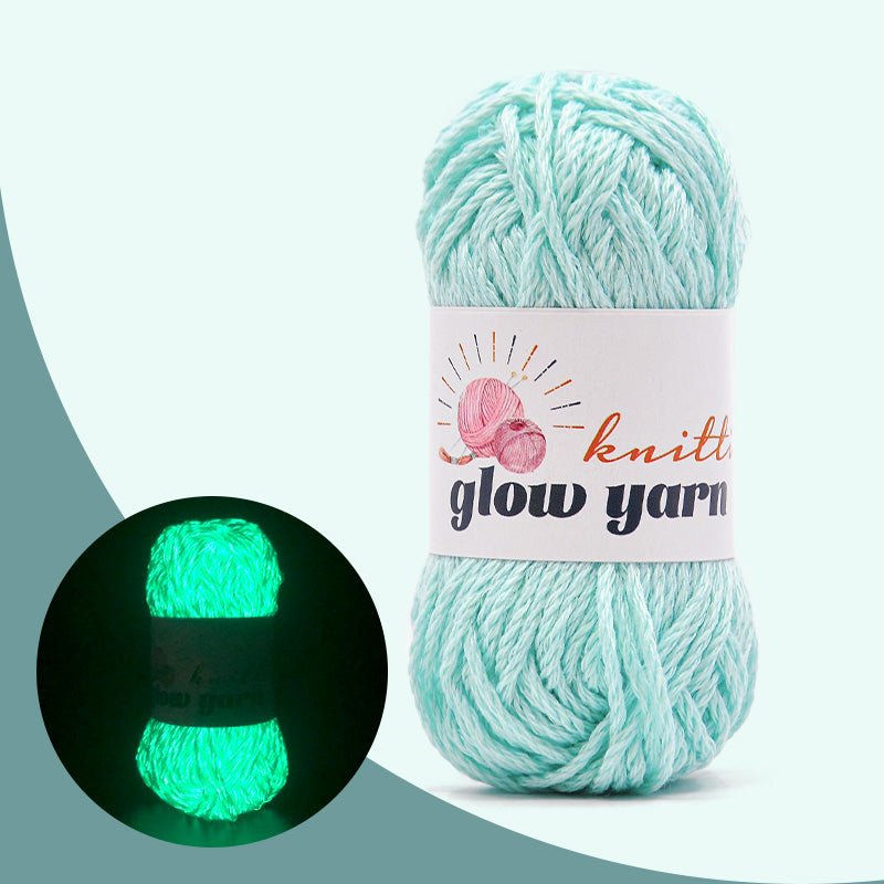 High Gloss Polyester Glow in the Dark Yarn（11 color)