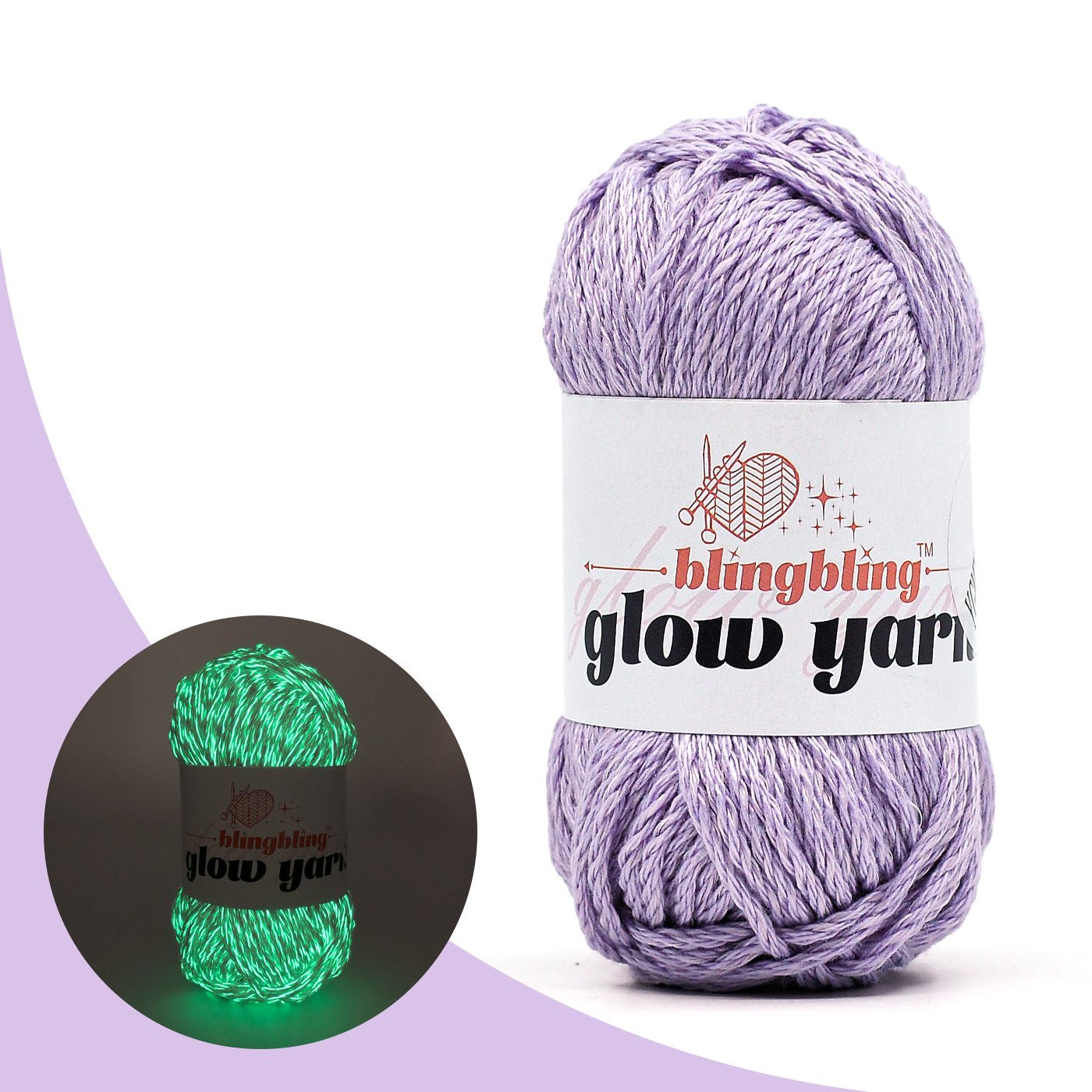 High Brightness Polyester Glow - in - the - Dark Yarn（41 color package) - BlingBlingYarnHigh Brightness Polyester Glow - in - the - Dark Yarn（41 color package)yarnBlingBlingYarnBlingBlingYarnYGMX28-299