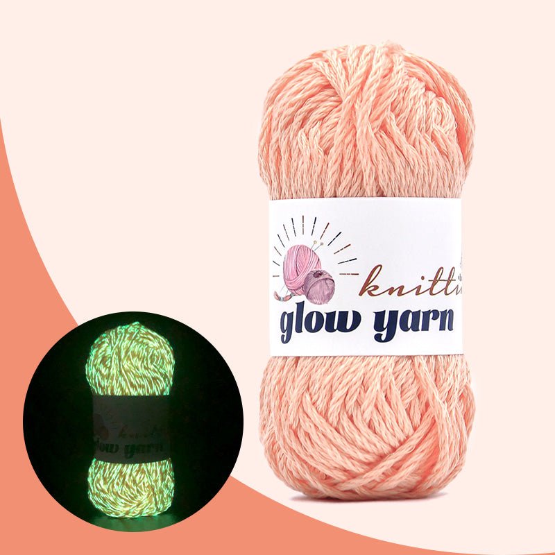 High Gloss Polyester Glow in the Dark Yarn（11 color)