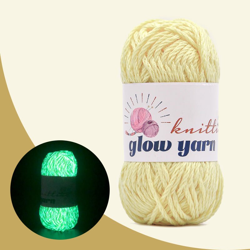High Gloss Polyester Glow in the Dark Yarn（11 color)