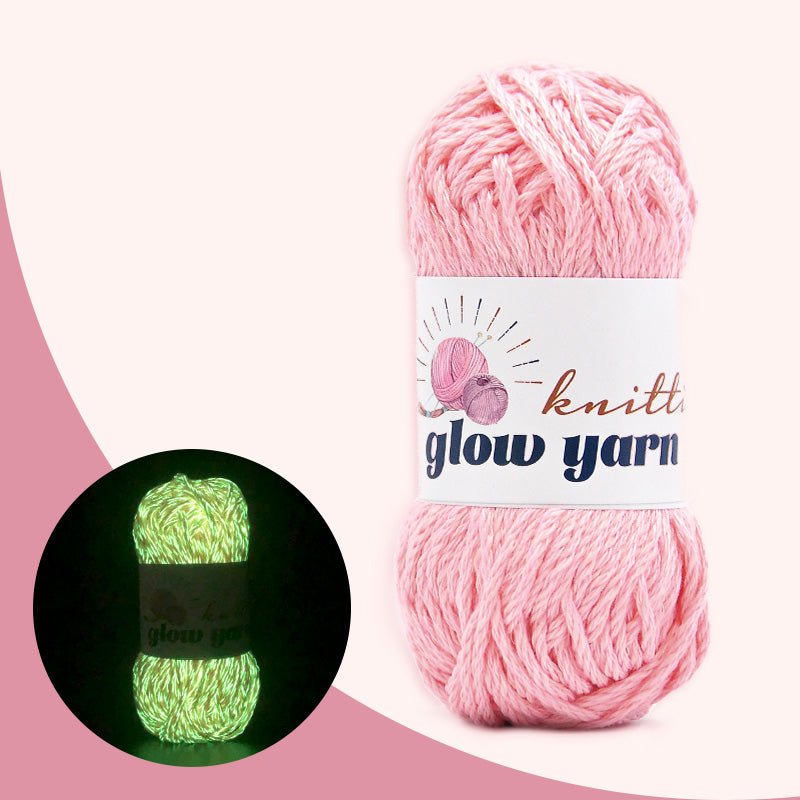 High Gloss Polyester Glow in the Dark Yarn（11 color)