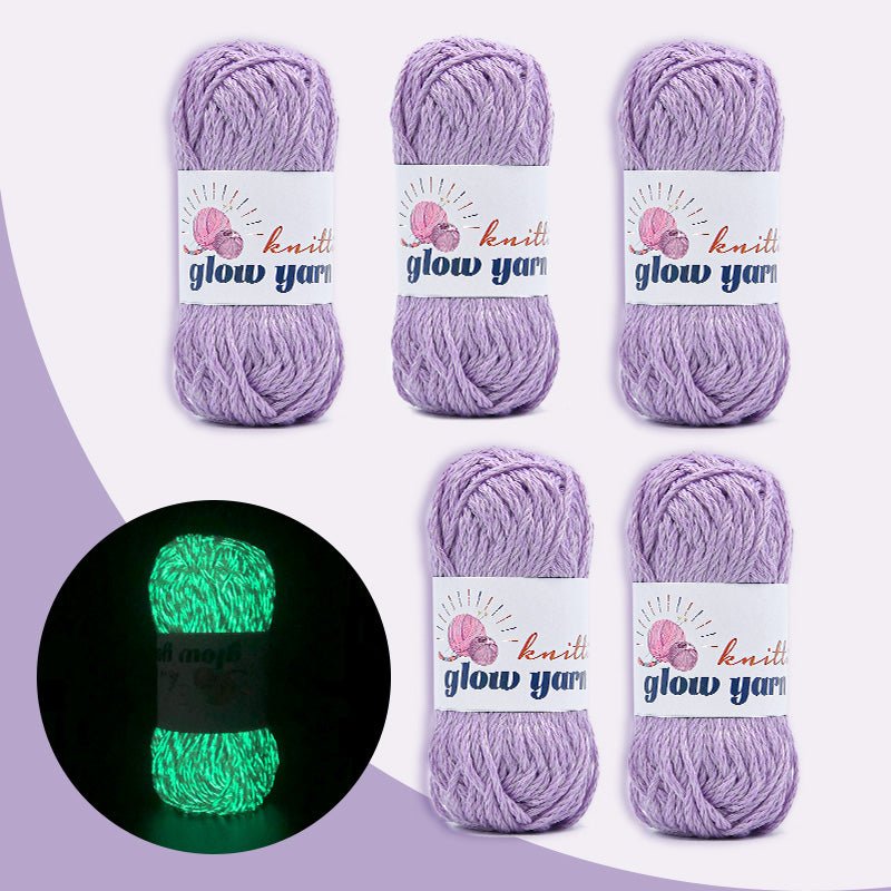High Gloss Polyester Glow in the Dark Yarn(5PCS) - BlingBlingYarnHigh Gloss Polyester Glow in the Dark Yarn(5PCS)yarnBlingBlingYarnBlingBlingYarnYGMX28-022-5