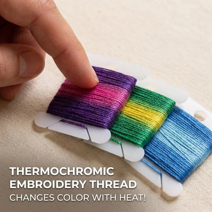 Temperature-sensitive embroidery thread — view 2