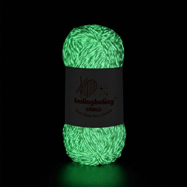 Glow yarn at night