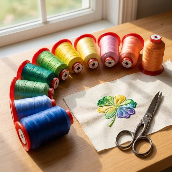 Temperature-sensitive embroidery thread — view 4