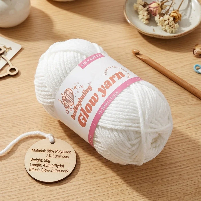 Polyester Glow-in-the-Dark Yarn — view 6