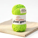 Glow in the Dark Yarn 5 Pack - Polyester Luminous Thread for Crochet - 2mm x 50g