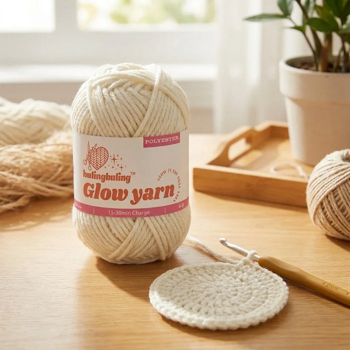 Polyester Glow-in-the-Dark Yarn — view 4
