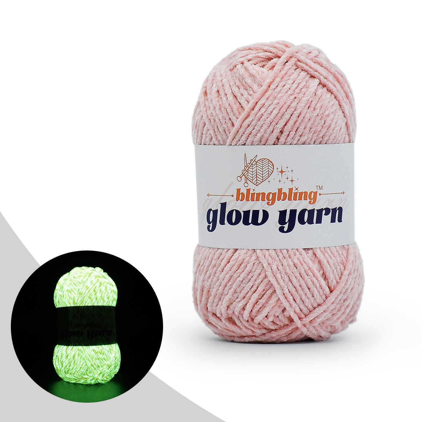 Premium Glow - in - the - Dark Chenille Yarn(41 colors) - BlingBlingYarnPremium Glow - in - the - Dark Chenille Yarn(41 colors)yarnBlingBlingYarnBlingBlingYarn
