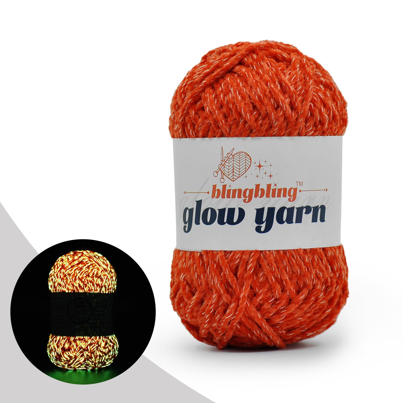 Premium Glow - in - the - Dark Chenille Yarn(41 colors) - BlingBlingYarnPremium Glow - in - the - Dark Chenille Yarn(41 colors)yarnBlingBlingYarnBlingBlingYarn