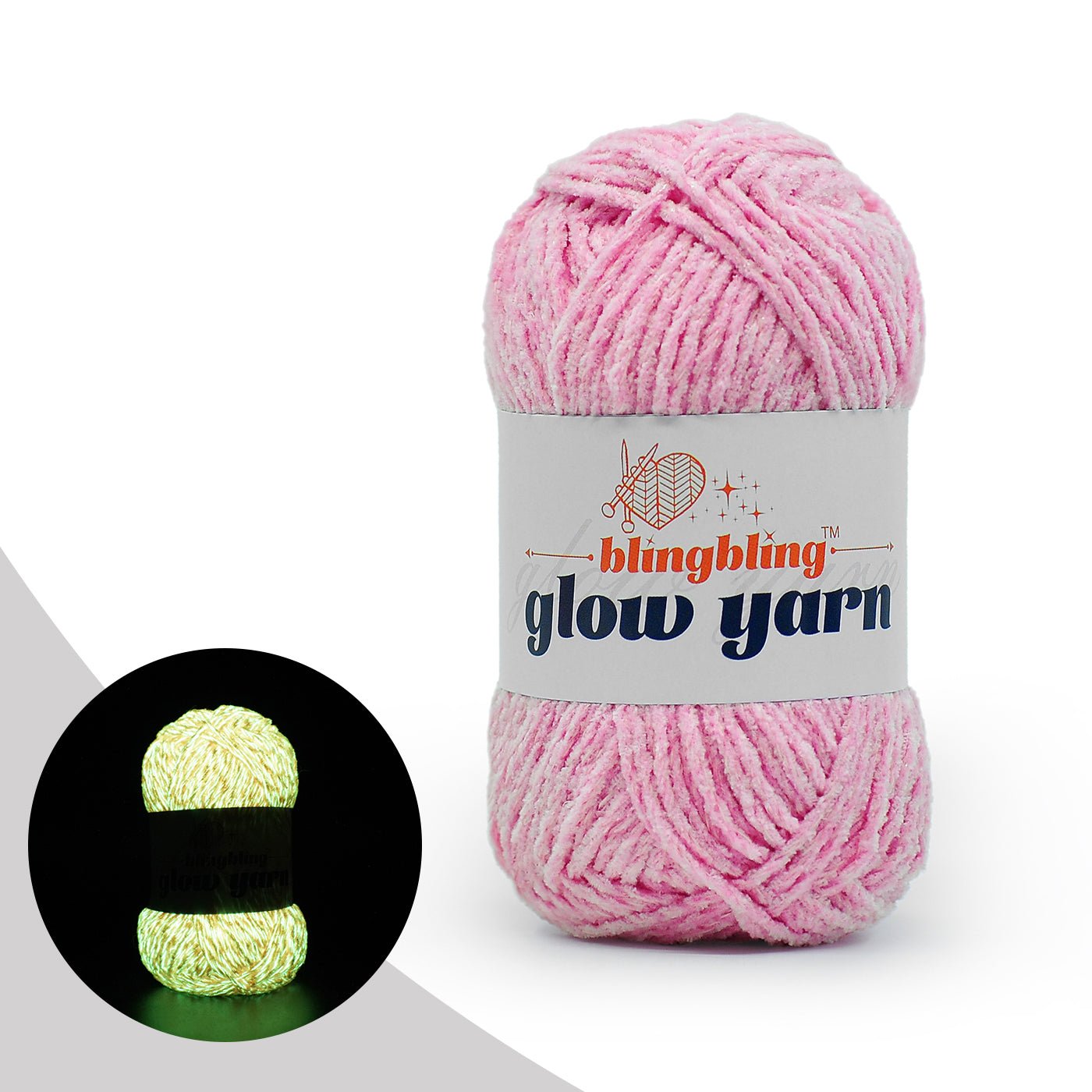 Premium Glow - in - the - Dark Chenille Yarn(41 colors) - BlingBlingYarnPremium Glow - in - the - Dark Chenille Yarn(41 colors)yarnBlingBlingYarnBlingBlingYarnYGMX30-X032