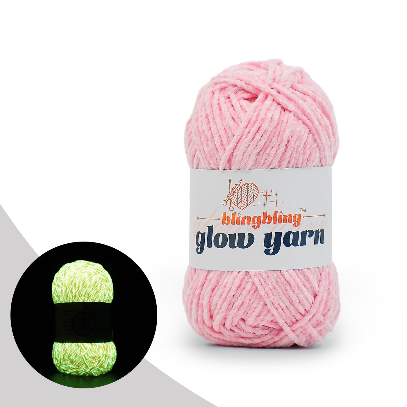 Premium Glow - in - the - Dark Chenille Yarn(41 colors) - BlingBlingYarnPremium Glow - in - the - Dark Chenille Yarn(41 colors)yarnBlingBlingYarnBlingBlingYarnYGMX30-X057