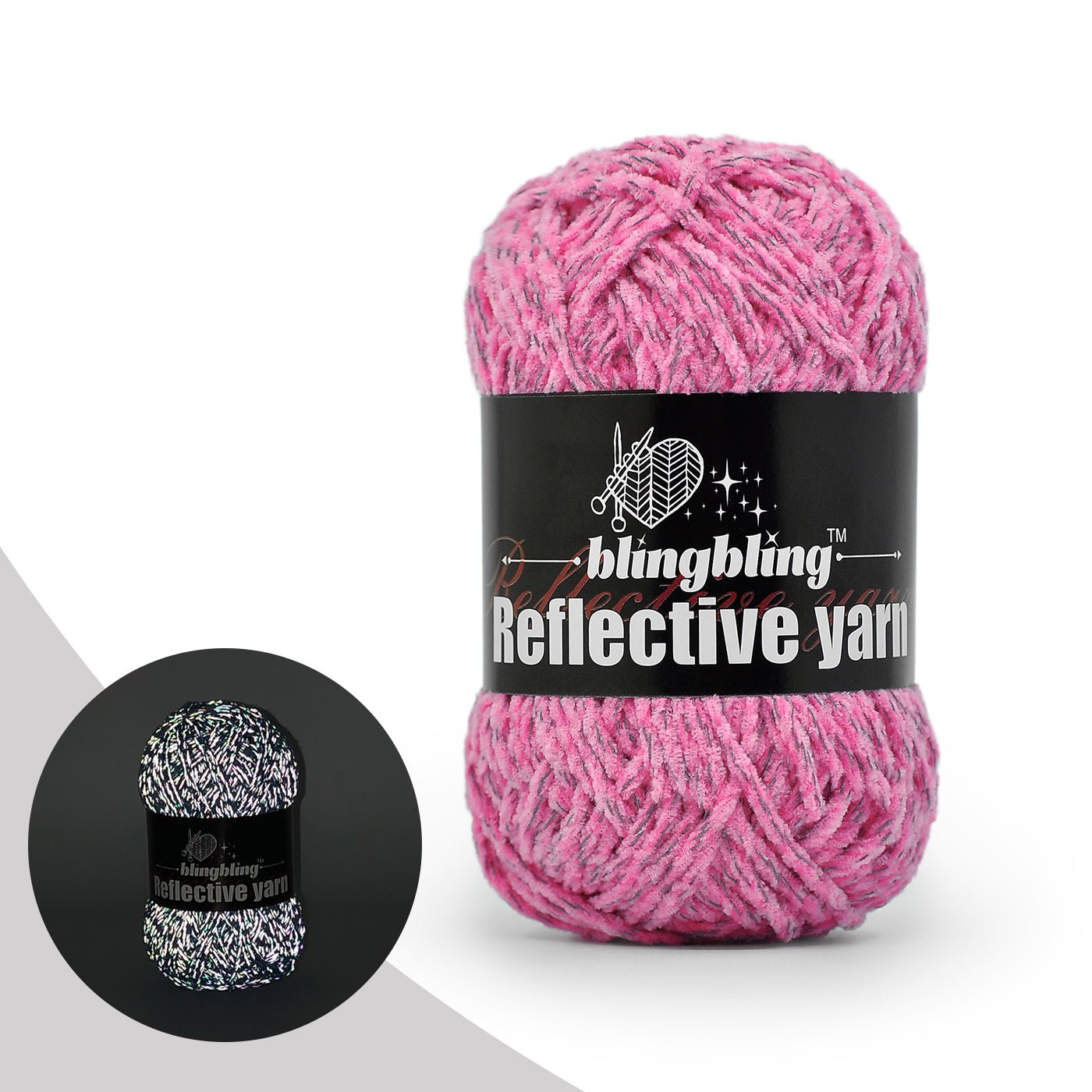 Premium Reflective Chenille Yarn(30 colors) - BlingBlingYarnPremium Reflective Chenille Yarn(30 colors)yarnBlingBlingYarnBlingBlingYarnFGMX12-X061