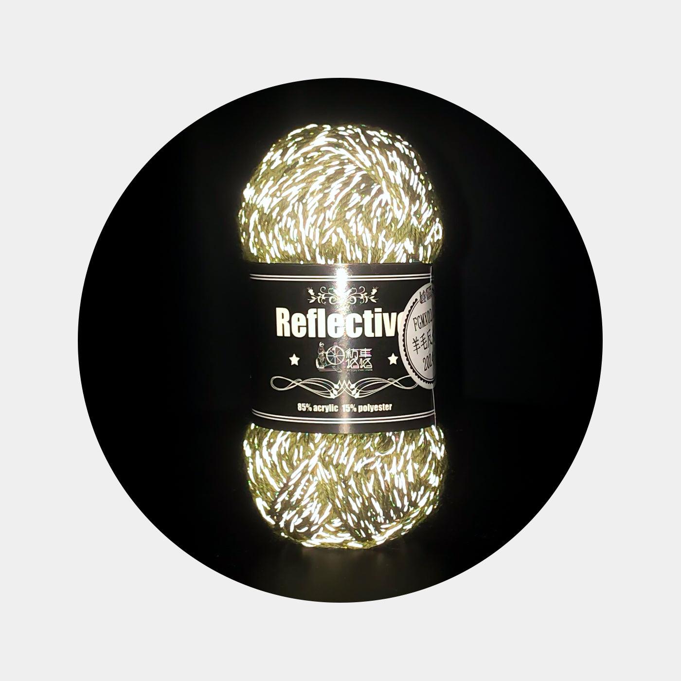 Premium Wool Reflective Yarn  Knitting Yarn(5 colors)