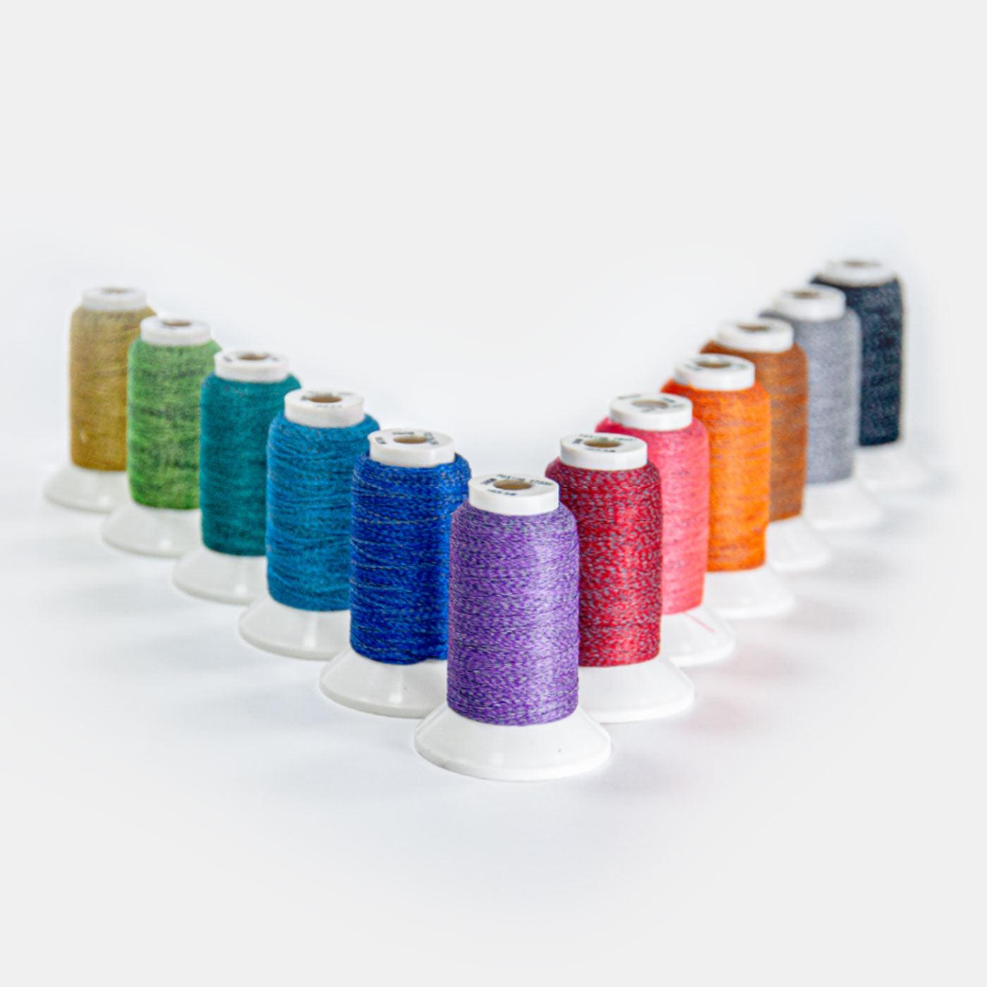 Reflective Embroidery Thread – 200m Polyester Thread For Embroidery Machines (Colorful Options)