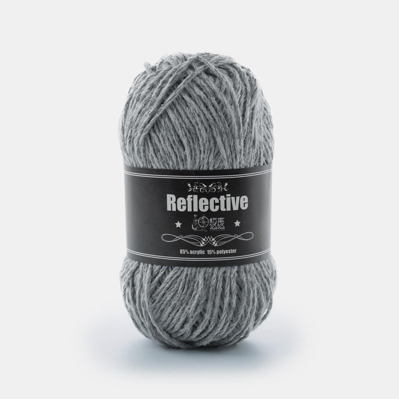 Reflective Yarn - Bright & Safe for Crochet Projects(14 colors)