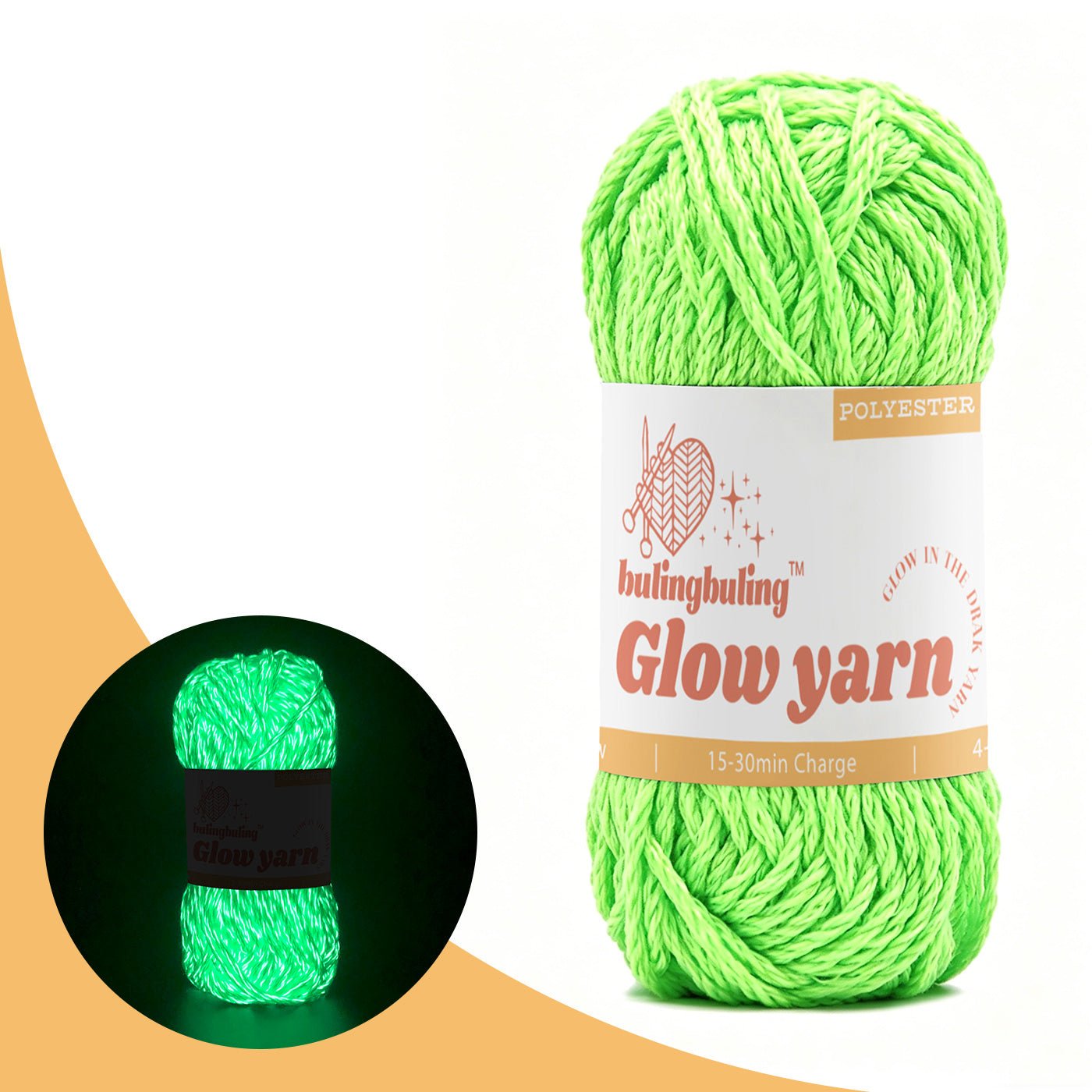 Traditional High Brightness Glow - in - the - Dark Yarn（11 color package) - BlingBlingYarnTraditional High Brightness Glow - in - the - Dark Yarn（11 color package)yarnBlingBlingYarnBlingBlingYarnYGMX28-FC004-1