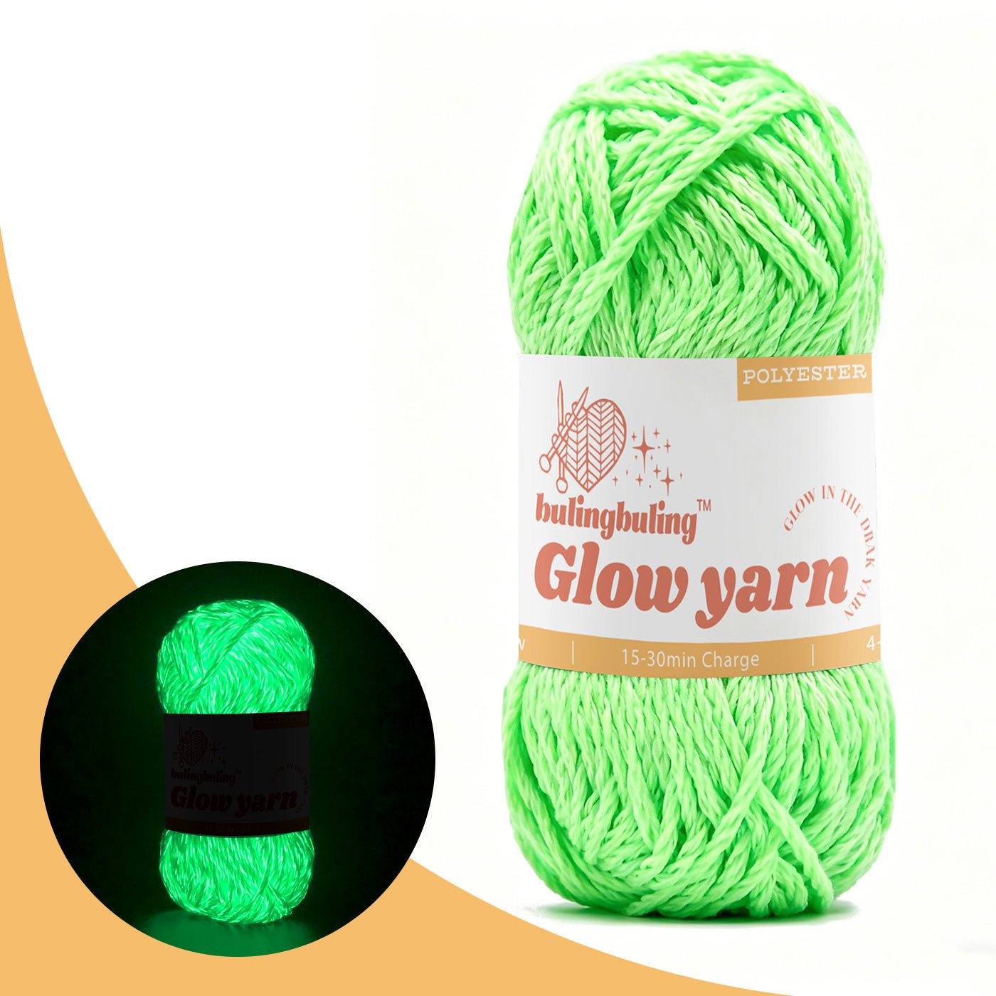 Traditional High Brightness Glow - in - the - Dark Yarn（11 color package) - BlingBlingYarnTraditional High Brightness Glow - in - the - Dark Yarn（11 color package)yarnBlingBlingYarnBlingBlingYarnYGMX28-FC013-1